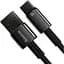 Кабель Baseus Tungsten Gold Fast Charging Data Cable USB to Type-C 100W 1 м Чорний - мініатюра 1