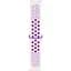 Ремінець Universal Silicone N Sport Samsung/Amazfit/Huawei 20 mm White Purple (35718_3577913) - мініатюра 1