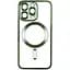 Чохол TPU Metallic Full Camera Magsafe Apple iPhone 14 Green (31847_2908371) - мініатюра 1