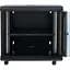 Шафа настінна GEAR 12U 19 600x450x650 мм, + Полиця 19, black (GWMSN-12U-600-450) - мініатюра 2