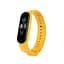 Ремешок для фитнес-браслета Lemfo для Xiaomi Mi Band 5, 6, 7 желтый - миниатюра 6