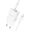 СЗУ Borofone BN14 Royal PD30W+QC3.0 (1USB-A/1C) + кабель Type-C to Lightning - миниатюра 2