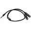Переходник 3.5 mm (M) - 2x3.5 mm (F), 4 pin, 0.2 m PowerPlant (CA913206) - миниатюра 1