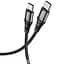 Кабель Hoco Type-C to Type-C Exquisito charging data cable X50, 2 метра 5A 100W чорний - мініатюра 1