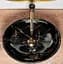 Умивальник Rea Sofia 41x34,5 black marble shiny (REA-U5611), Глянцева - мініатюра 3