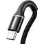 Кабель Baseus Halo Cable USB to Type-C 3A 0.5m CATGH-A01 Black - мініатюра 2