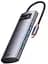 USB-Хаб Baseus Metal Gleam Series 4-in-1 (4xUSB3.0) gray (WKWG070013) - мініатюра 1