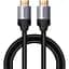 Кабель Baseus Enjoyment Series HDMI - HDMI 1m CAKSX-B0G Black-Grey - миниатюра 1