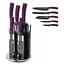 Набір ножів Berlinger Haus Metallic Line Royal Purple Edition, 6 предметів, фіолетовий з чорним (BH 2529) - мініатюра 1