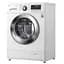 Пральна машина LG з фронтальним завантаженням F1296HDS3, 7кг, 1200, A+++, Пар, глибина 44см, Дисплей, Інвертор, Білий (F1296HDS3) - мініатюра 7