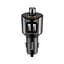Зарядное устройство Hoco E19 Smart 2.4 A with wireless FM transmitter Metal серый - миниатюра 1