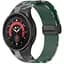 Ремінець для Samsung Galaxy Watch 4 44mm - темно-зелений ширина кріплення 20мм силікон Watchbands Cls-color (W47-4WB73693294) - мініатюра 1