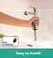 Змішувач Hansgrohe Rebris S 80 для умивальника з донним клапаном pop-up Chrome 72510000 Хром - мініатюра 3