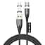 Кабель Joyroom Combo Lightning+Micro USB+Type-C Magnetic Series 3in1 S-M408, 1.2 м - мініатюра 1