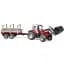 Трактор Bruder Massey Ferguson з навантажувачем та лісовим причепом 1:16 (02046) - мініатюра 3