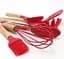 Набор кухонных принадлежностей Edenberg Silicone kitchen utensils set 12 предметов Красный - миниатюра 3