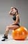 М'яч для фітнесу (фітбол) Power System PS-4012 Ø65 cm PRO Gymball Orange (PS-4012_65cm_Orange) - мініатюра 3