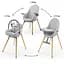 Стільчик для годування 2 в 1 Kinderkraft Fini Up Grey (KHFINIUPGRY0000) - мініатюра 5