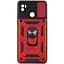 Чехол Ummi Camshield Serge Ring для Xiaomi Redmi A1+ / A2+ Красный / Red - миниатюра 1