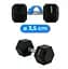 Гантель шестигранна Thunder 17,5 кг (HEXAGONAL-DUMBBELLS-17,5K) - мініатюра 6