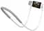 Гнучкий тримач для смартфона Baseus 4-10 Neck-Mounted Lazy Bracket SUJG-ALR02 White - мініатюра 1