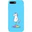 Чохол-накладка Toto Matt TPU 2 mm Print Case Apple iPhone 7 Plus/8 Plus #30 Unicorn Puk Sky Blue - мініатюра 1