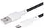 Кабель Gelius Full Silicon Cable USB to MicroUSB GP-UCN001M 18W 1.2m Black-White - мініатюра 2