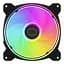 Корпусний вентилятор 140 мм Cooler Master MasterFan MF140 Halo2 MFL-B4DN-16NP2-R2 Black - мініатюра 2