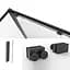 Душова кабіна Dusel DSL191B+DSL195B Black Matt 1200x800x1900, Чорний матовий, Універсальна, прозрачний, Чорний матовий, 120x80 - мініатюра 2