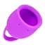 Менструальная чаша Lola Games Natural Wellness Tulip Small 15 мл фиолетовая - миниатюра 2