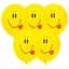 Кулька повітряна латексна з принтом 30 см (25) Smile, IDEA7-PB-33 - мініатюра 2