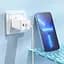 Адаптер мережевий HOCO Type-c to Lightning Cable Astral N23 2Type-C 45W біле - мініатюра 6