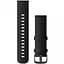 Ремінець Garmin 22 mm Band, Black Leather + Brushed Slate - мініатюра 1