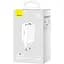 Зарядное устройство Baseus GaN5 Pro 65W 2×Type-C + USB с кабелем Type-C to Type-C 100W 1 м White (CCGP120202) - миниатюра 6