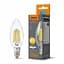 LED лампа VIDEX Filament C37F 6W E14 4100K - мініатюра 1