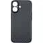 Чохол-накладка BeCover Carbonite Case (MagSafe) для Apple iPhone 16 Black (712067) - мініатюра 1