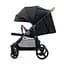 Прогулянкова коляска Kinderkraft Grande Plus Black - мініатюра 3