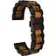 Ремінець з дерева Watchbands Wood Light Black для Samsung Gear S3 Samsung Galaxy Watch 46mm Silver (WB0020WOODLIGHTBLACK) - мініатюра 1