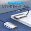 Хаб USB 3.1 Type-C -> 3хUSB 3.0/SD/TF/PD 100W 6-in-1 Vention - мініатюра 1