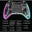 Джойстик геймпад JYC для PS4 и ПК, телефон прозрачный беспроводной с RGB - миниатюра 9