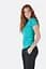 Футболка Rab Force SS Tee wmns 14 Бирюзовый - миниатюра 1