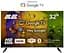 Телевізор 32" LED HD 60Hz Smart Google TV Black 2E teh0018405 - мініатюра 1
