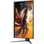 Монітор TFT 27" AOC 27G4HA, Fast IPS, 200Гц, 2хHDMI, DP, HAS, Pivot, кол., чорно-червоний (27G4HA) - мініатюра 3