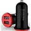 Автомобильное зарядное устройство ColorWay 2USB AUTO ID 3.4A 17W Red Black - миниатюра 3