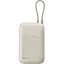 Портативний акумулятор Xiaomi Power Bank Integrated Cable 22.5W 10000mAh tan (P15ZM / BHR9072GL) - мініатюра 2