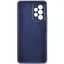 Чехол Silicone Cover Lakshmi Full Camera (AAA) with Logo для Samsung Galaxy A33 5G Темно-синий / Midnight blue - миниатюра 2