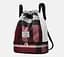 Рюкзак жіночий з відділом для взуття Бордовий - мініатюра 2