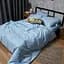 Комплект постільної білизни Moon&Star Satin Stripe Ocean Calm двоспальний 175х210 наволочки 2х70х70 - мініатюра 5