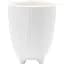 Ваза-кашпо МВМ My Home, 14 см, белая (DH-FLOWERS-28 M WHITE) - миниатюра 1