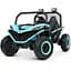 Дитячий електромобіль Джип Bambi Racer M 4969EBLR-4 24V Синій - мініатюра 1